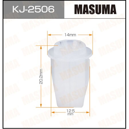 Retainer clip Masuma plastic, KJ-2506