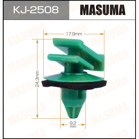 Retainer clip Masuma plastic, KJ-2508