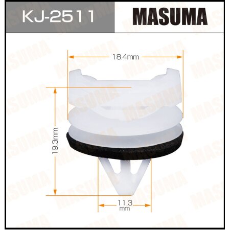 Retainer clip Masuma plastic, KJ-2511