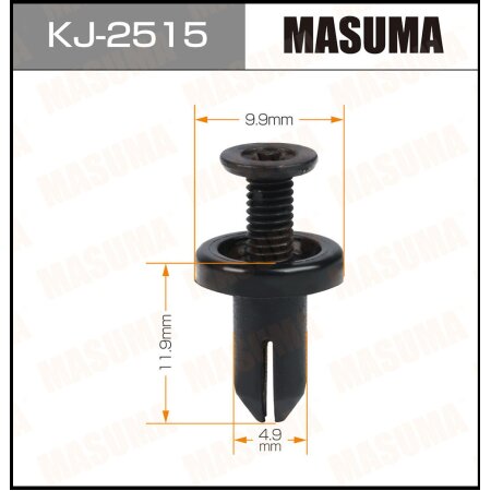 Retainer clip Masuma plastic, KJ-2515