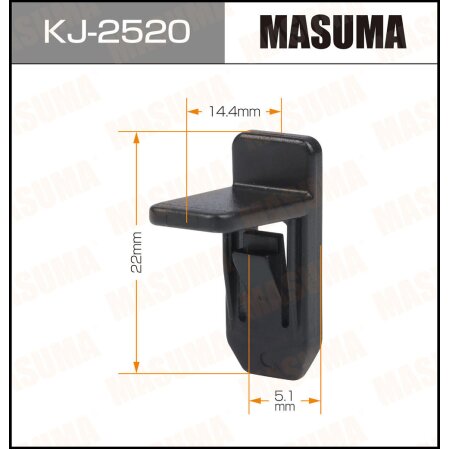 Retainer clip Masuma plastic, KJ-2520