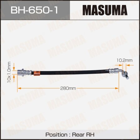 Brake hose Masuma, BH-650-1