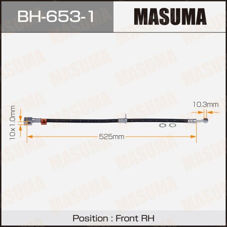 Brake hose Masuma, BH-653-1