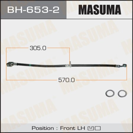 Brake hose Masuma, BH-653-2