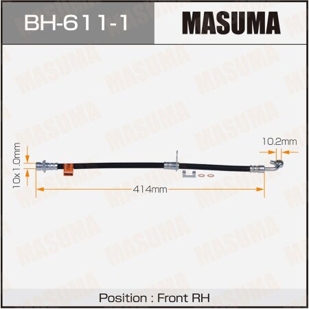 Brake hose Masuma, BH-611-1