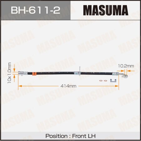 Brake hose Masuma, BH-611-2