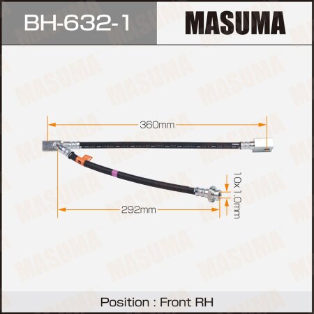 Brake hose Masuma, BH-632-1