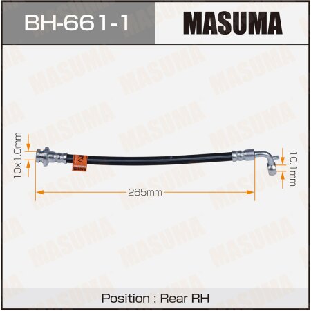 Brake hose Masuma, BH-661-1