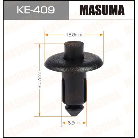 Retainer clip Masuma plastic, KE-409