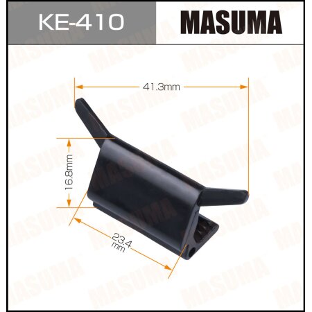 Retainer clip Masuma plastic, KE-410