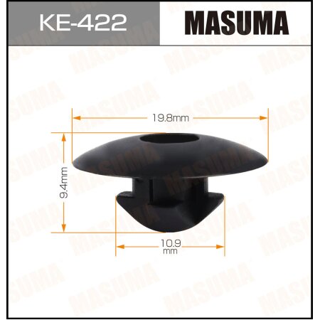 Retainer clip Masuma plastic, KE-422