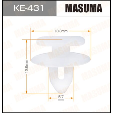 Retainer clip Masuma plastic, KE-431