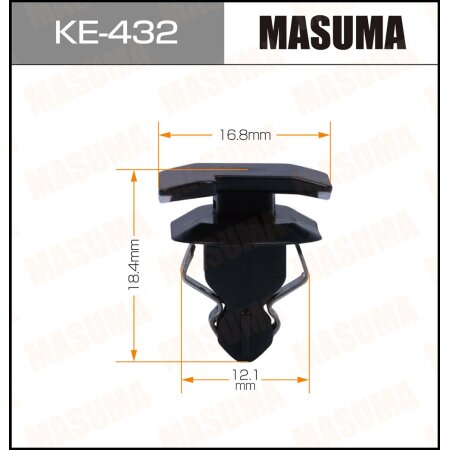 Retainer clip Masuma plastic, KE-432