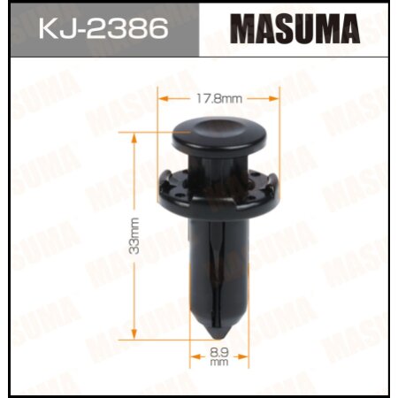 Retainer clip Masuma plastic, KJ-2386