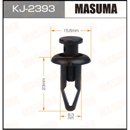 Retainer clip Masuma plastic, KJ-2393