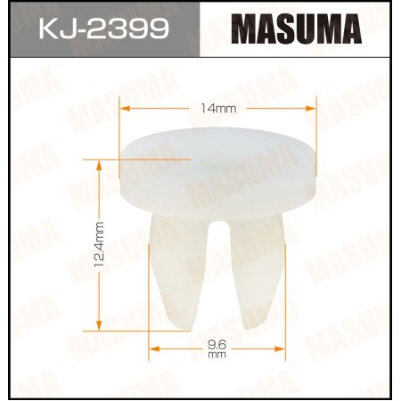 Retainer clip Masuma plastic, KJ-2399