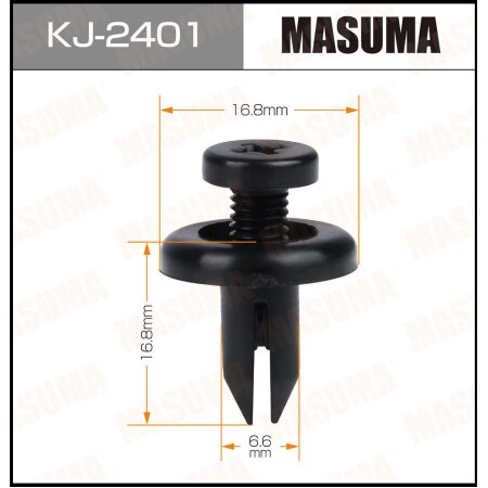 Retainer clip Masuma plastic, KJ-2401