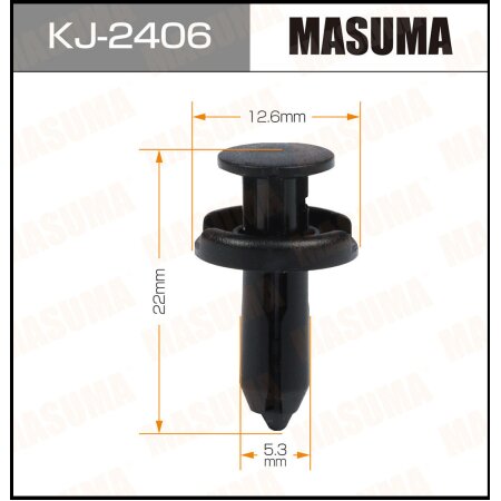 Retainer clip Masuma plastic, KJ-2406