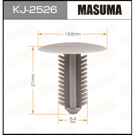 Retainer clip Masuma plastic, KJ-2526