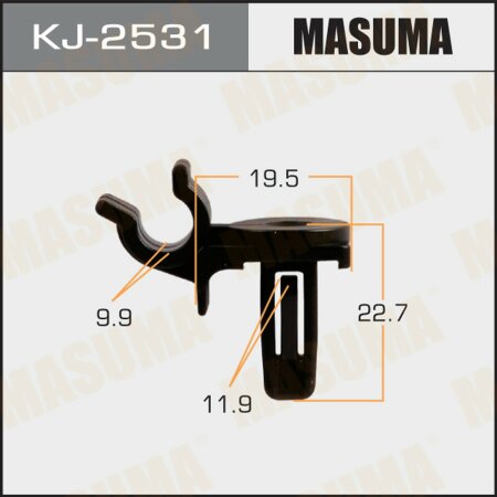 Retainer clip Masuma plastic, KJ-2531