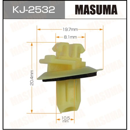 Retainer clip Masuma plastic, KJ-2532