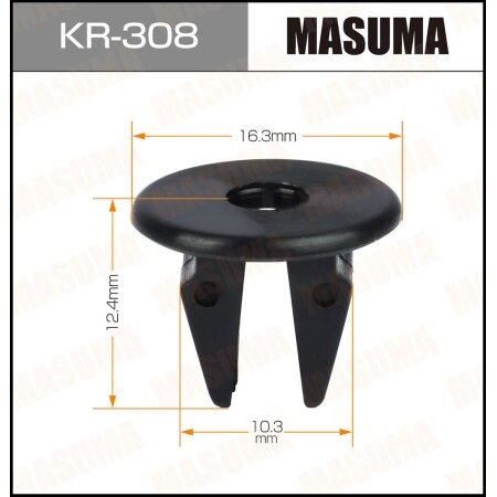 Retainer clip Masuma plastic, KR-308