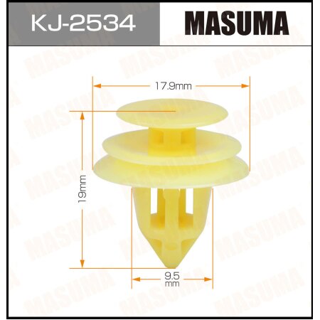 Retainer clip Masuma plastic, KJ-2534