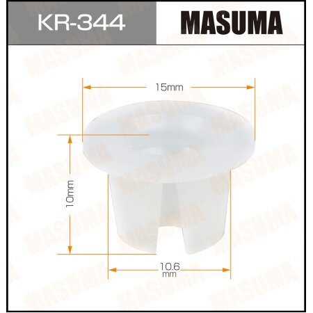 Retainer clip Masuma plastic, KR-344