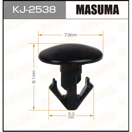 Retainer clip Masuma plastic, KJ-2538