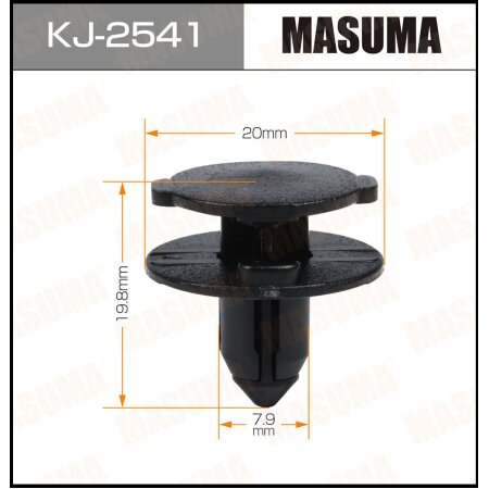 Retainer clip Masuma plastic, KJ-2541