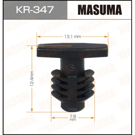 Retainer clip Masuma plastic, KR-347