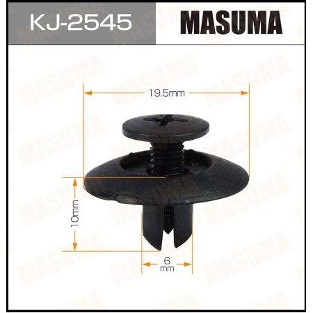 Retainer clip Masuma plastic, KJ-2545