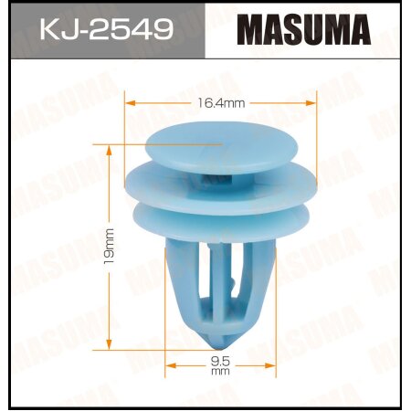 Retainer clip Masuma plastic, KJ-2549