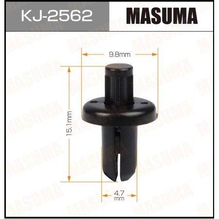 Retainer clip Masuma plastic, KJ-2562