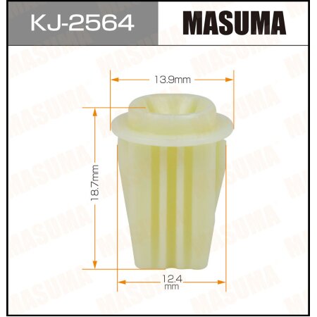 Retainer clip Masuma plastic, KJ-2564