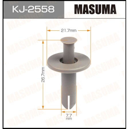 Retainer clip Masuma plastic, KJ-2558