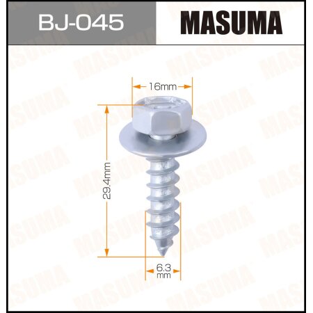 Self-tapping screw Masuma 6.3x29.4mm, set of 10pcs, BJ-045