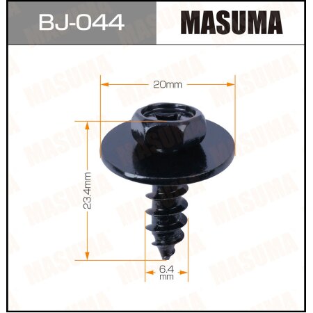 Self-tapping screw Masuma 6.4x23.4mm, set of 10pcs, BJ-044