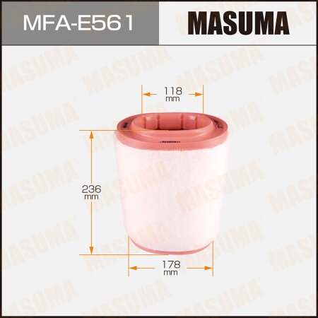 Air filter Masuma, MFA-E561