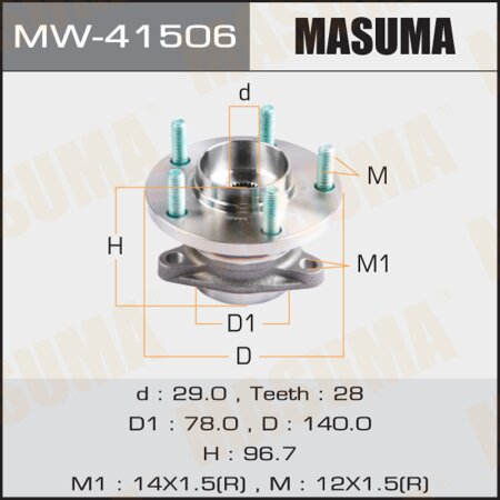 Wheel hub assembly Masuma, MW-41506