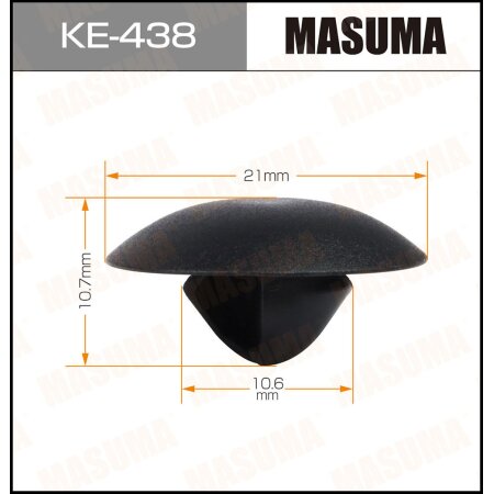 Retainer clip Masuma plastic, KE-438