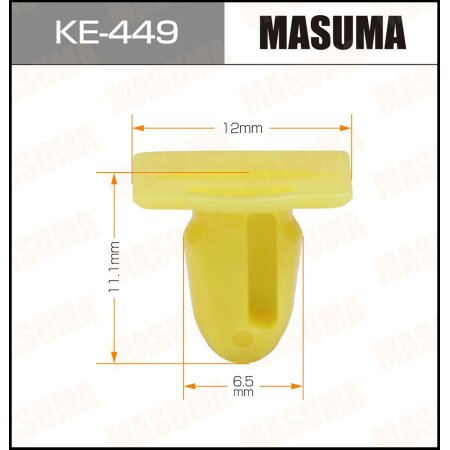 Retainer clip Masuma plastic, KE-449