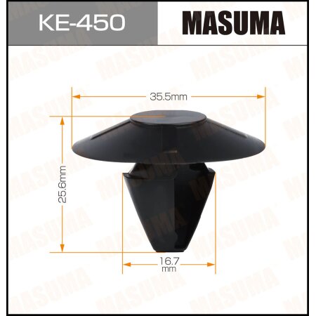 Retainer clip Masuma plastic, KE-450