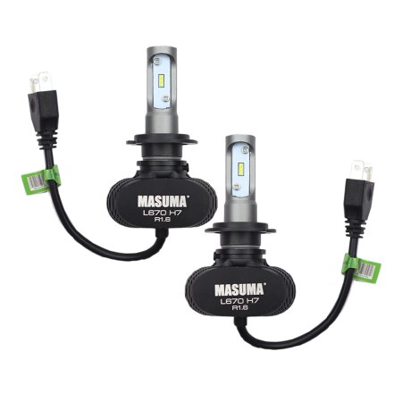 LED bulb Masuma, H7 6000K 4000Lm PX26d (S1 series), L670