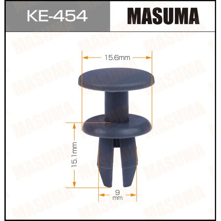 Retainer clip Masuma plastic, KE-454