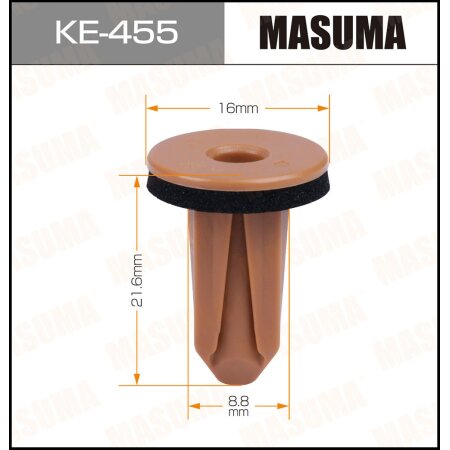 Retainer clip Masuma plastic, KE-455