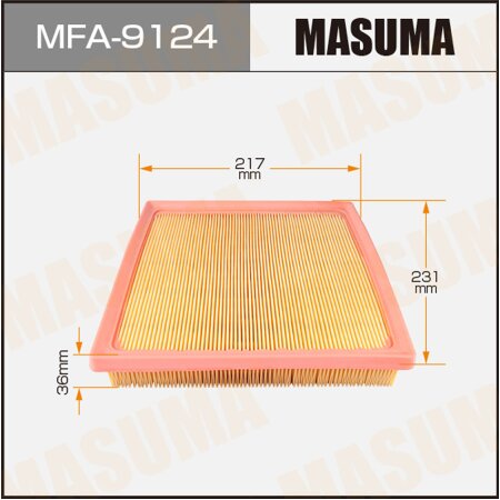 Air filter Masuma, MFA-9124