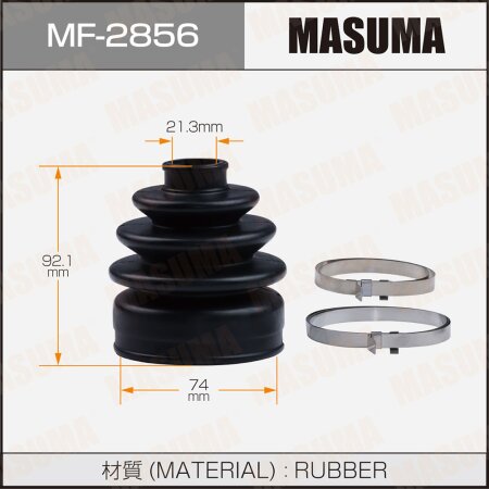 CV Joint boot Masuma (rubber), MF-2856