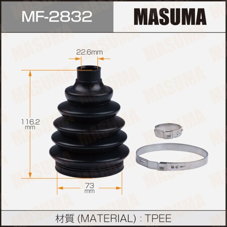 CV Joint boot Masuma (plastic), MF-2832