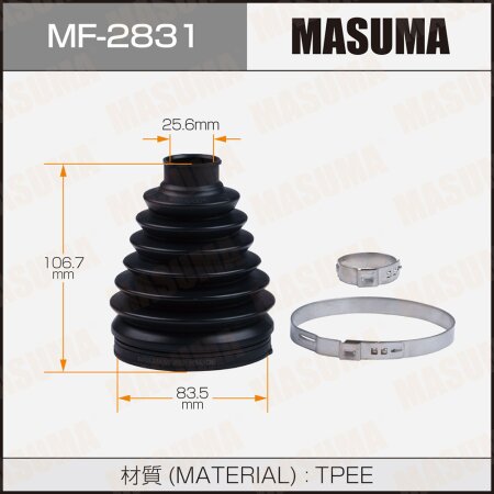 CV Joint boot Masuma (plastic), MF-2831